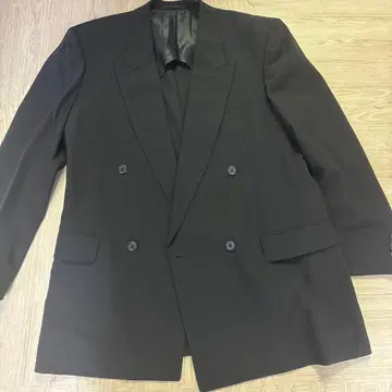 새상품 A5 M 예복 더블 블랙 포멀 상복 관혼상제 셋업