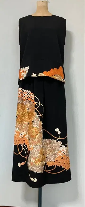 기모노 리메이크 셋업 결혼식 피로연 식사 모임