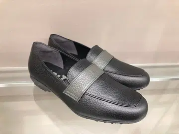 t.e.n 블랙 로퍼 천연 가죽