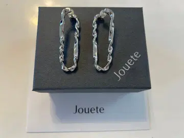 Jouete 실버 트위스트 후프 귀찌 새상품급