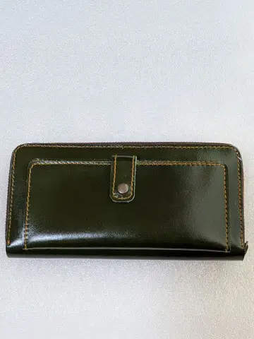 핫토 후렌도 장지갑 카드 수납 풍부 그린