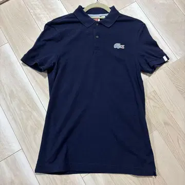 LACOSTE LIVE 네이비 피케 셔츠 US XS