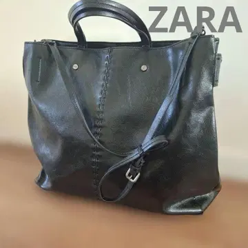 ZARA 자라 2way 블랙 숄더백 토트백 비즈니스