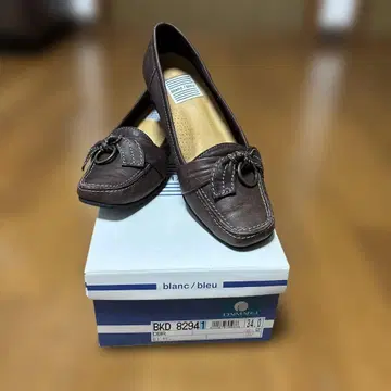 blanc/bleu 브라운 로퍼 34