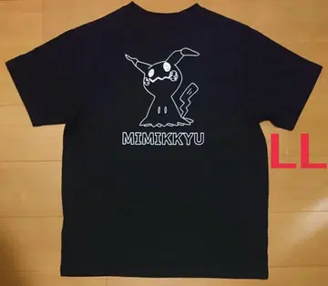 포켓몬스터 포켓몬 미미큐 백 프린트 T셔츠 반팔 LL