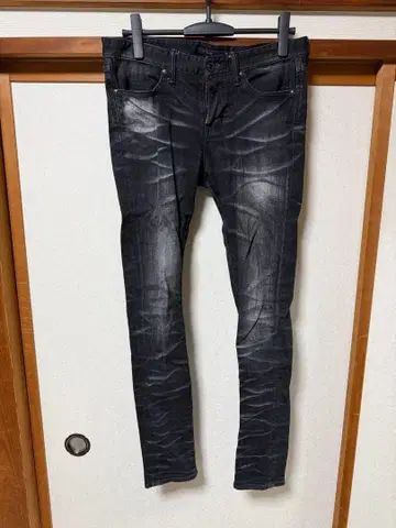 CIVARIZE 펄 바인더 가공 스트레치 스키니 데님 팬츠 44