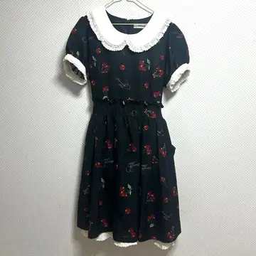 Ank Rouge 체리 체리 원피스 지뢰계 양산형