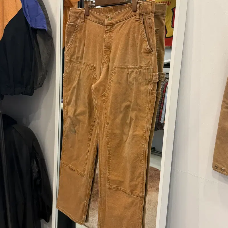 Carhartt 칼하트 덕 캔버스 더블니 카펜터 워크 팬츠 (40)
