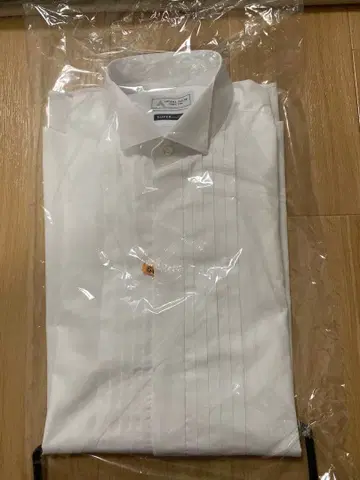 아오야마 양복 화이트 포멀 셔츠 턱시도 셔츠