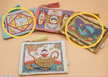 마루코는 아홉살 퀼트 파우치