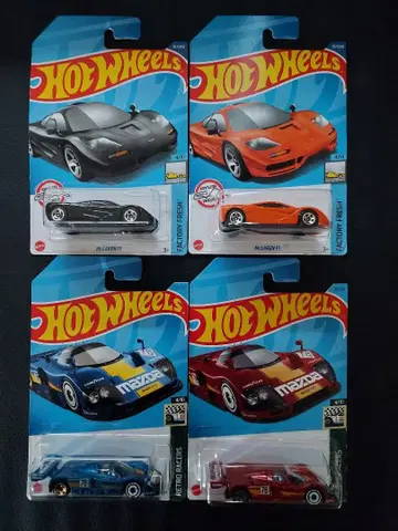 미개봉 새상품 [ 핫휠 맥라렌 F1/마쓰다 787B ] 4대 세트