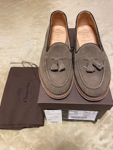 [ 새상품 ] 처치 스웨이드 태슬 로퍼