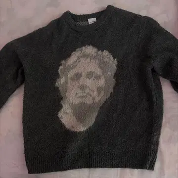 WISH FOREVER 다크 그레이 니트 스웨터 M