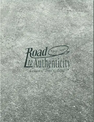 TravisJapan 24년 Road to Authenticity 팜플렛