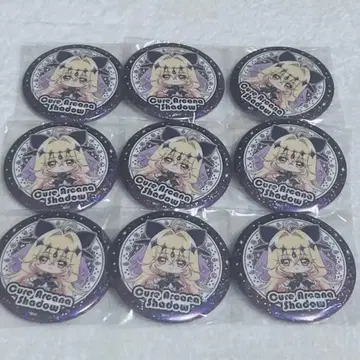 큐어 아르카나 쉐도우 BIG 홀로그램 캔뱃지 캔디