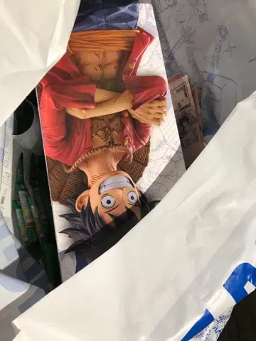 원피스 베이스샵 제일복권 루피 피규어 4개!!