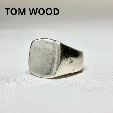 [ 인기 ] 톰우드 쿠션 새틴 반지 스퀘어 인장 실버 925