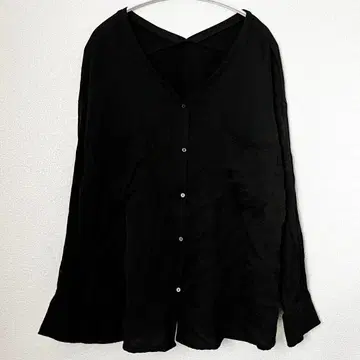 글램 립스 그램립스 셔츠 블라우스 긴팔 블랙 상의