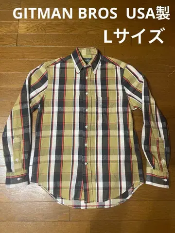 GITMAN BROS 플란넬 셔츠 USA제 L 사이즈