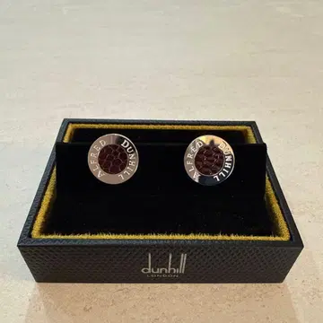 dunhill [밀레니엄] 커프스 커프링크 실버 x 보르도