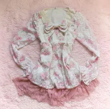 공주 갸루 원피스 himekaji himekei 큰 리본 big 리본