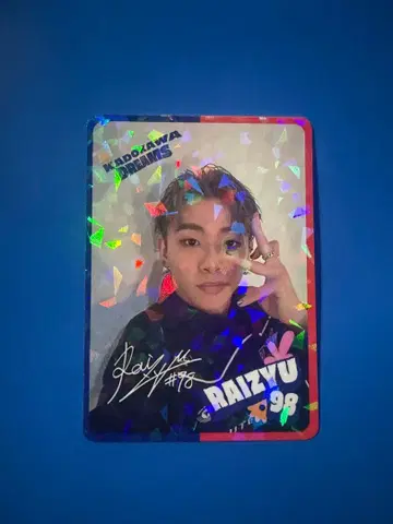D리그 KADOKAWA DREAMS RAIZYU 키라 트레이딩 카드