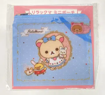 산엑스 원더랜드의 리락쿠마 로손 오리지널 스카이블루/리락쿠마 미니 파우치