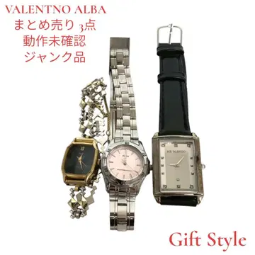 VALENTNO ALBA 등 손목시계 묶음 판매 3점 여성용 정크