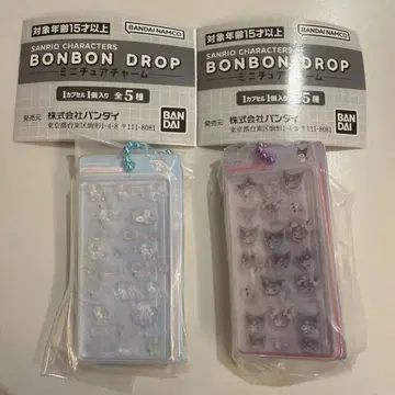 봉봉 드롭 씰 미니어처 참 쿠로미 시나모 2개 세트 봉드롭