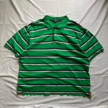 US POLO ASSN 피케 셔츠 그린 그런지 y2k 보더