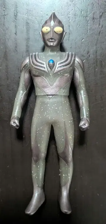 울트라맨 소프트 비닐 티가 다크 블랙 클리어 라메 라이브 사인 있음