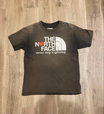 THE NORTH FACE 90s 티셔츠 블랙 오니 페이드