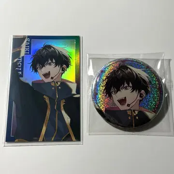 사에키 잇테츠 CONCERTO 캔뱃지 키라키라 카드