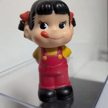레어 쇼와 레트로 후지야 페코짱 인형 선물 피규어 소프트 비닐 당시 제품
