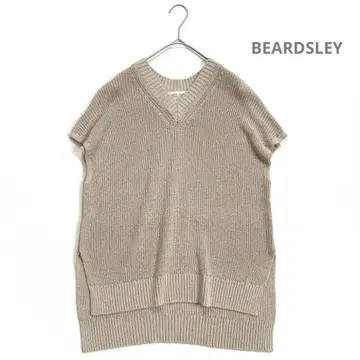 비어즐리 BEARDSLEY 린넨 마 혼방 립 튜닉 베스트