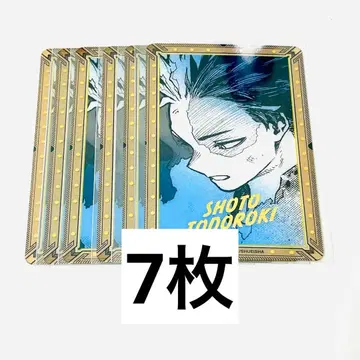 나의 히어로 아카데미아 원화전 금박 클리어 카드 컬렉션 토도로키 쇼토