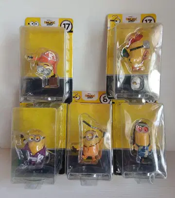 미니언 미니언즈 피버 제일복권 피규어 5종 세트