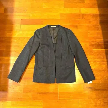 미사용 새상품 익명 배송 오리히카 자켓 그레이 체크 L 사이즈