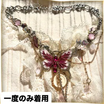 목걸이 초커 핑크 y2k 개성파 발레코어 2000s 개성적