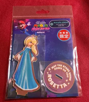 슈퍼 마리오 갤럭시 무비 아크릴 스탠드 로제타 영화관 한정판