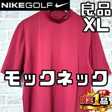 [ 선착순 ] 나이키 골프 남성용 반팔 모크넥 셔츠 XL 레드 계열