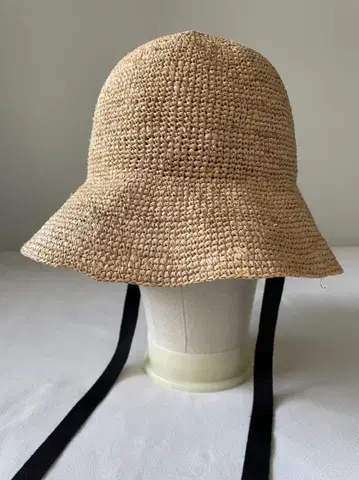 미사용 유나이티드 애로우즈 리본 포함 라피아 햇 밀짚모자