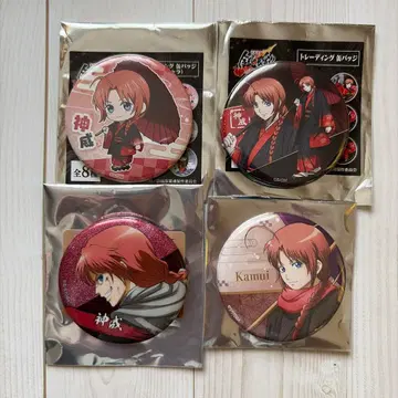 은혼 카무이 캔뱃지 4개 세트