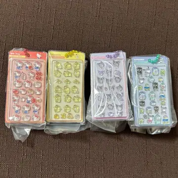 산리오 봉봉 드롭 씰 미니어처 참 4종 세트