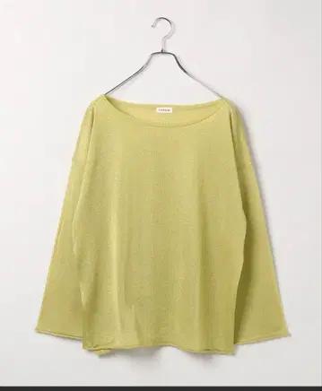 LEPSIM 라임 그린 오버 사이즈 니트