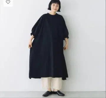 UNIVERSAL SEVEN USA 코튼 원피스 블랙