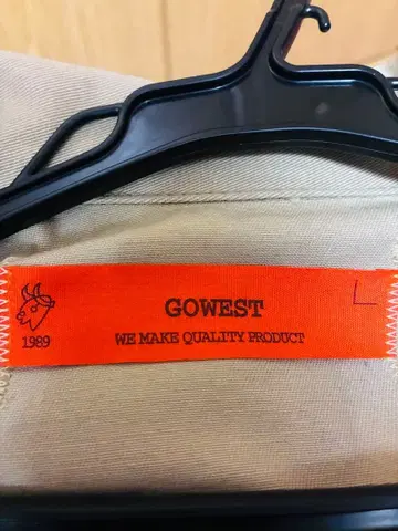 GOWEST 워크 셔츠 L 사이즈 베이지