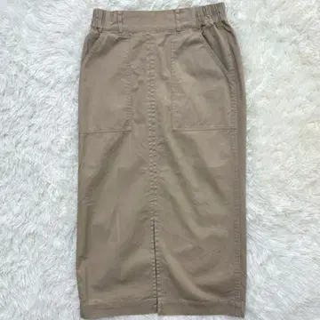 세븐 데이즈 선데이 롱 스커트 카고 베이지 M 내추럴 편안함
