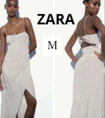 ZARA 새상품 미사용 도트 롱 원피스 Msize