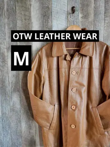 OTW 가죽 자켓 브라운 M